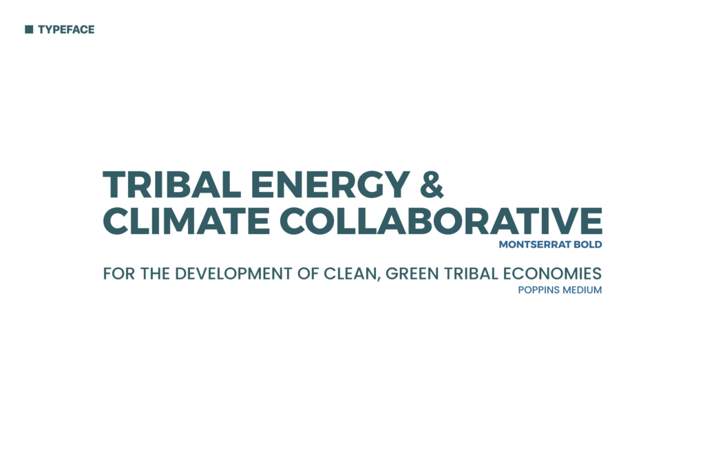 David Bernie Graphic Design Logo Tribal Energy and Climate Collaborative TECC Native American Indigenous Tribes Environment Environmental Protection Agency