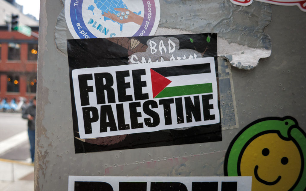 David Bernie Photos Photography Free Palestine Gaza Street Art Chicago Andersonville Uptown Clark Street Broadway