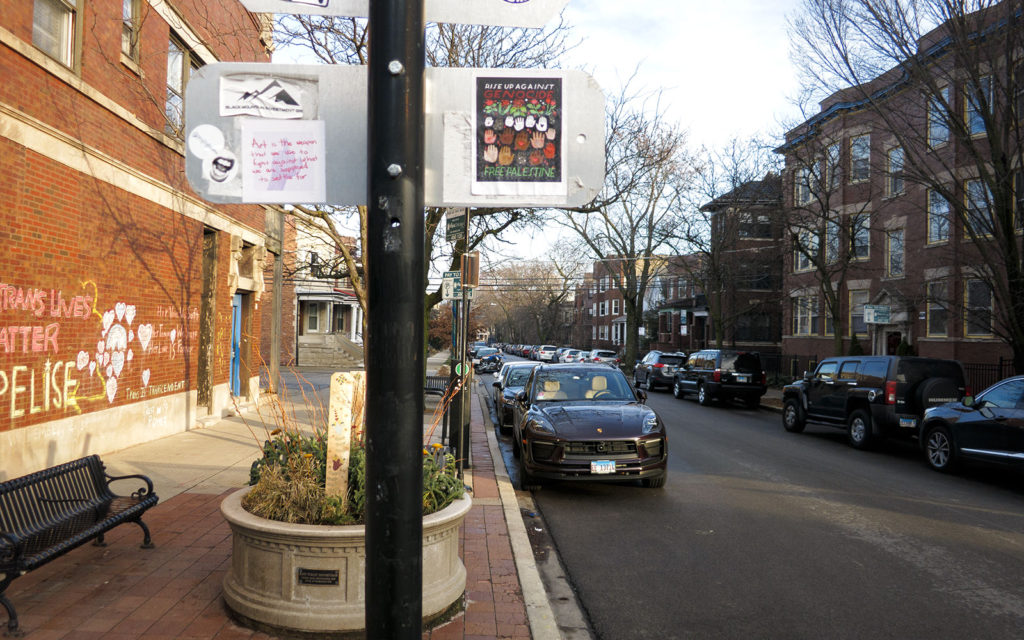 David Bernie Photos Photography Free Palestine Gaza Street Art Chicago Andersonville Uptown Clark Street Broadway