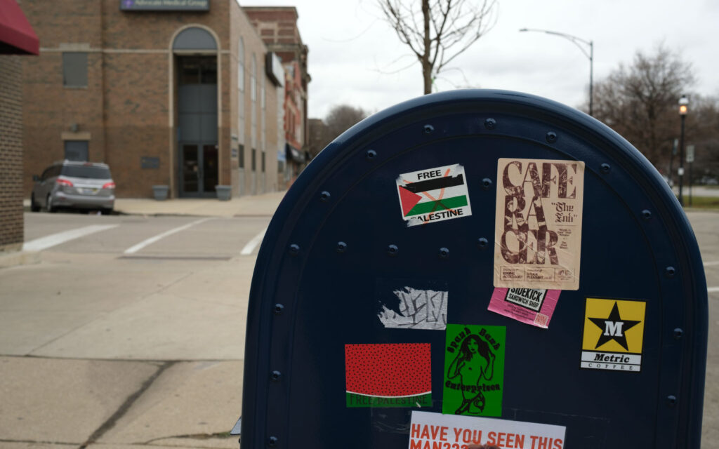 David Bernie Photos Photography Free Palestine Gaza Street Art Tags Signs Stickers Prints Murals Flags Chicago Logan Square