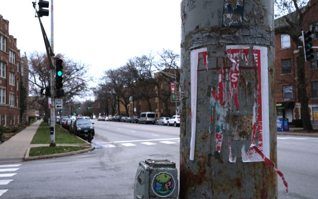 David Bernie Photos Photography Free Palestine Gaza Street Art Tags Signs Prints Murals Flags Chicago Rogers Park Broadway