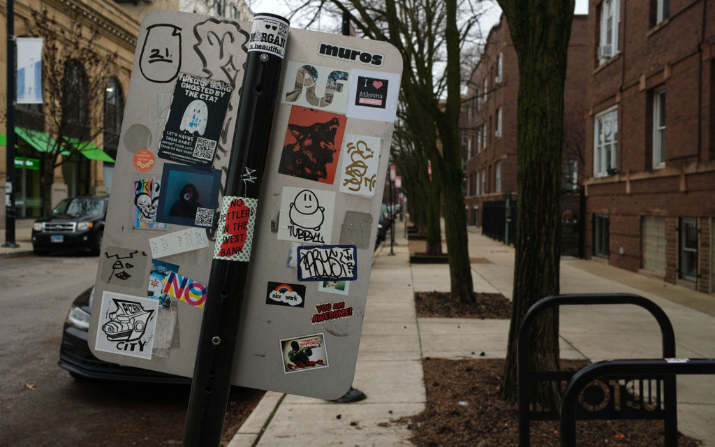 David Bernie Photos Photography Free Palestine Gaza Street Art Tags Signs Prints Murals Flags Chicago Uptown Broadway Lawrence