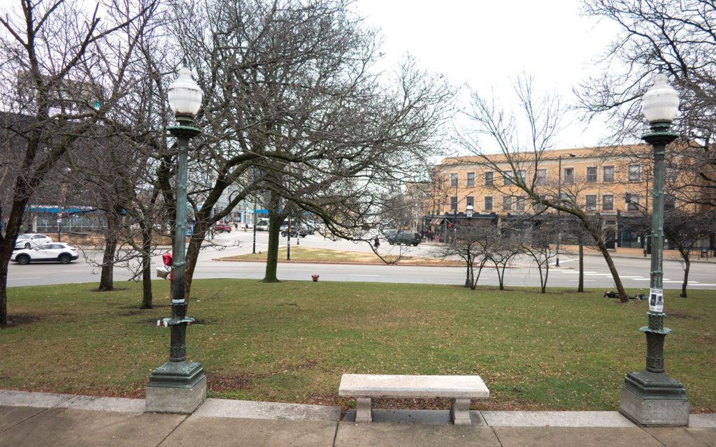 David Bernie Photos Photography Native American Chicago Illinois Centennial Monument Hiawatha Logan Square Colonization