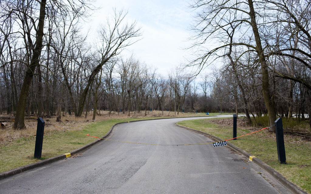 David Bernie Photos Photography Abandoned Twin Serpent Mounds Lawrence Santiago X Chicago Native Art American Indian Center AIC Heather Miller Chicago Public Arts Group CPAG Maryrose Pavkovic Schiller Woods 4000N Northwest Portage Walking Museum Abandoned March 2024