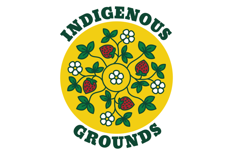 David Bernie Graphic Design Logo Indigenous Grounds Native American Chicago