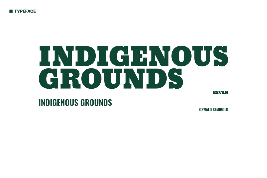 David Bernie Graphic Design Logo Indigenous Grounds Native American Chicago