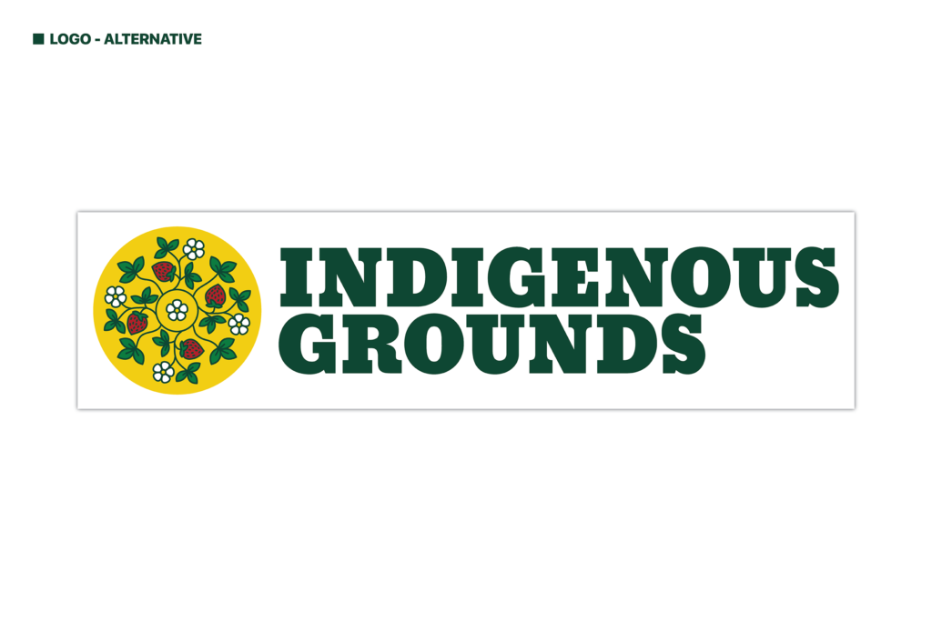 David Bernie Graphic Design Logo Indigenous Grounds Native American Chicago