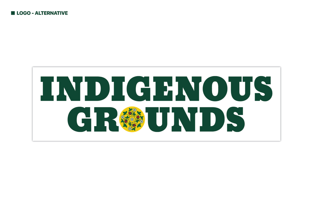 David Bernie Graphic Design Logo Indigenous Grounds Native American Chicago