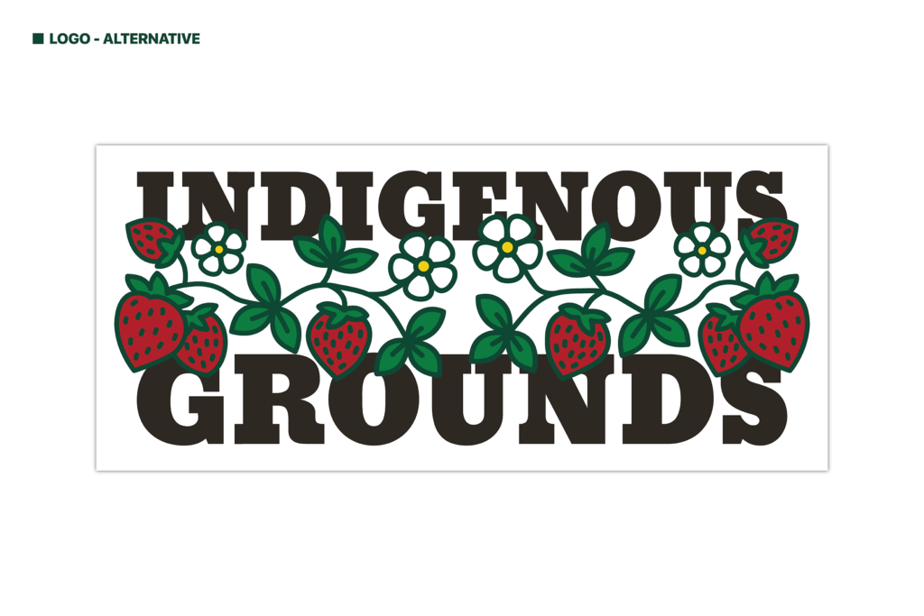 David Bernie Graphic Design Logo Indigenous Grounds Native American Chicago