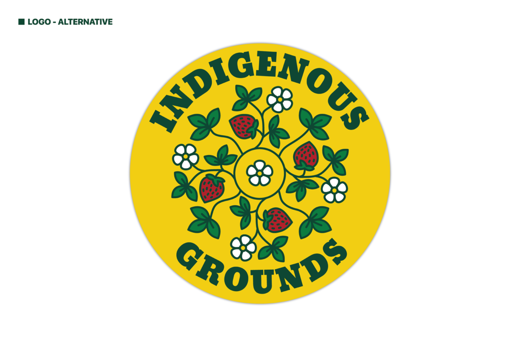 David Bernie Graphic Design Logo Indigenous Grounds Native American Chicago