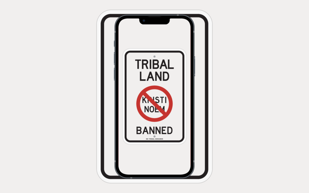 David Bernie Download Poster Wallpaper Mobile Laptop iPhone Native American First Nations Indigenous On Tribal Grounds Kristi Noem Banned Dakota Lakota Tribes South Dakota