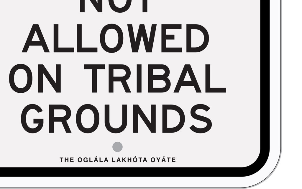 David Bernie Art Posters Print Indigenous Native American First Nations Reservations Reserves On Tribal Grounds Kristi Noem Not Allowed on Tribal Grounds Yankton Sioux Tribe Ihanktonwan Dakota