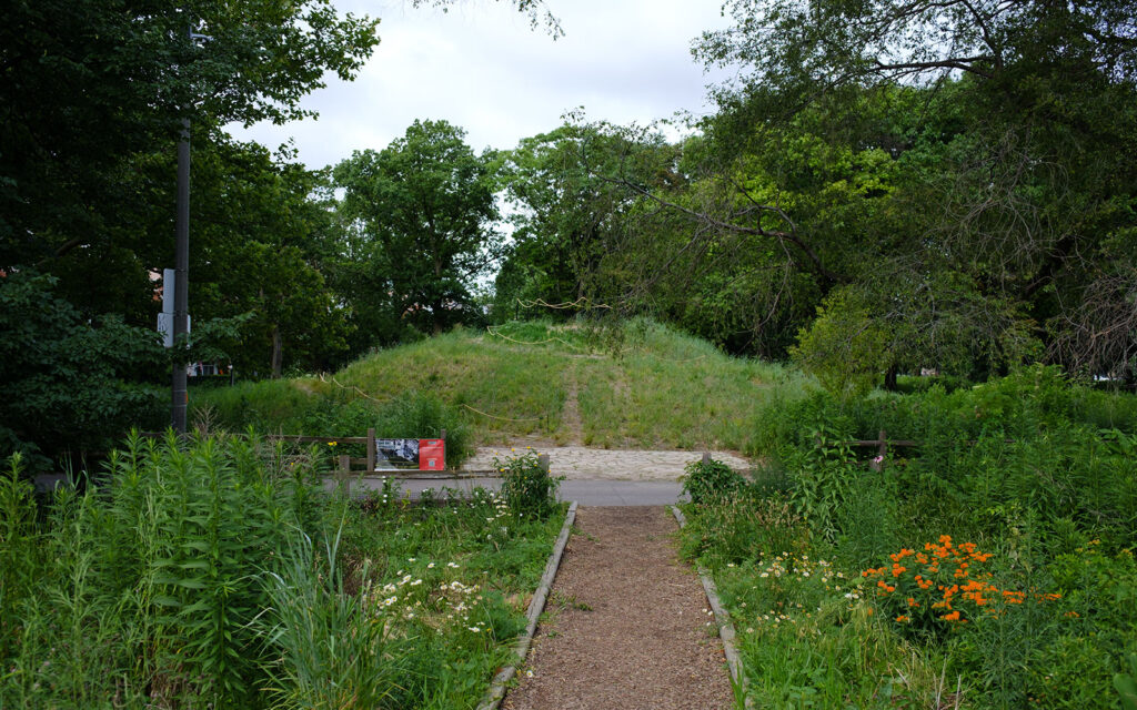 David Bernie Photos Photography Abandoned Coil Serpent Mound Land Art Lawrence Santiago X Chicago Native Art American Indian Center AIC Heather Miller Chicago Public Arts Group CPAG Maryrose Pavkovic Horner Park 4000N Northwest Portage Walking Museum Abandoned