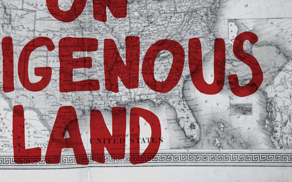 David Bernie Art Posters Print Indigenous Native American First Nations Reservations Reserves On Tribal Grounds Kristi Noem Not Allowed on Tribal Grounds You Are On Indigenous Land