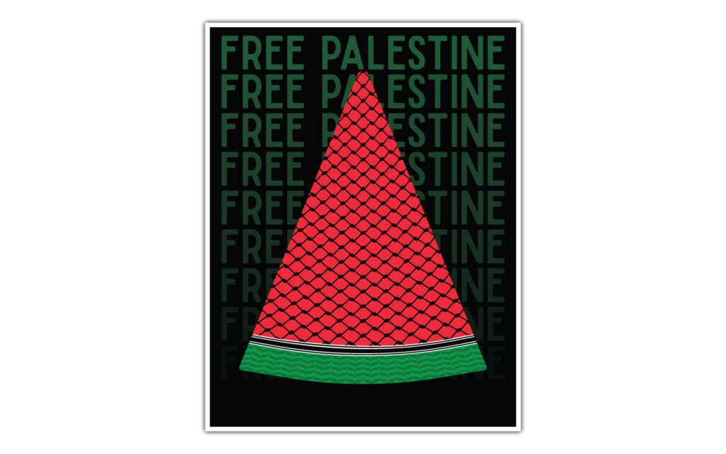 David Bernie Download Poster Wallpaper Mobile Laptop iPhone Native American First Nations Indigenous Free Gaza Keffiyeh Kufiya Palestine End Israeli Apartheid Open-Air Prison Human Rights Genocide