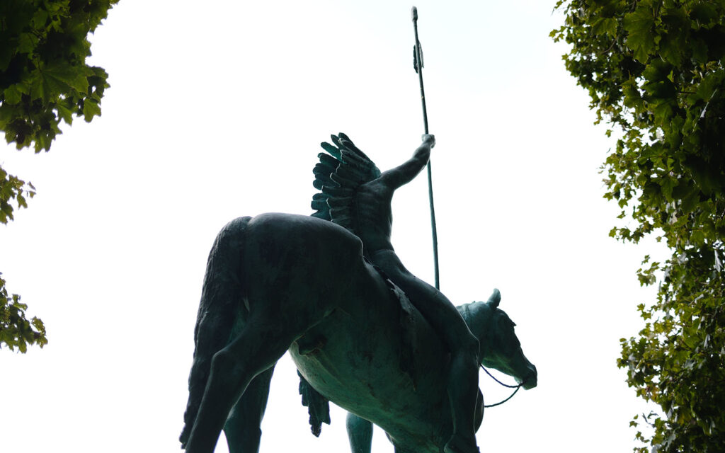 David Bernie Photos Photography Native Chicago American A Signal of Peace Monument Cyrus Edwin Dallin 1890