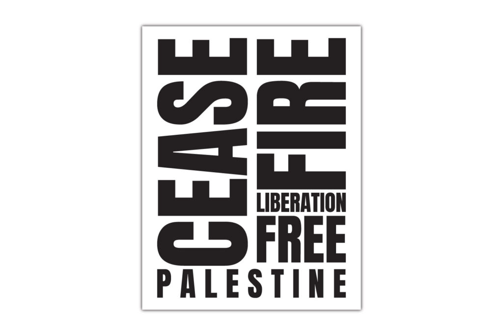 David Bernie Art Desktop Download Prints Indigenous Free Gaza Palestine End Israeli Apartheid Open-Air Prison Human Rights Sanctioned Genocide Cease Fire Liberation