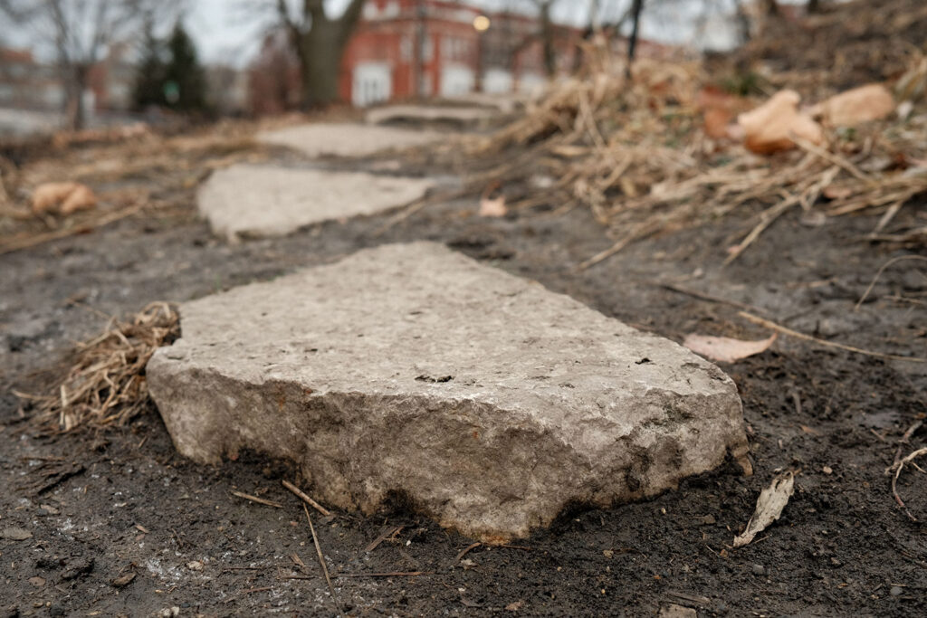 David Bernie Photos Photography Abandoned Coil Serpent Mound Land Art Lawrence Santiago X Chicago Native Art American Indian Center AIC Heather Miller Chicago Public Arts Group CPAG Maryrose Pavkovic Nilay Mistry Horner Park 4000N Northwest Portage Walking Museum Abandoned