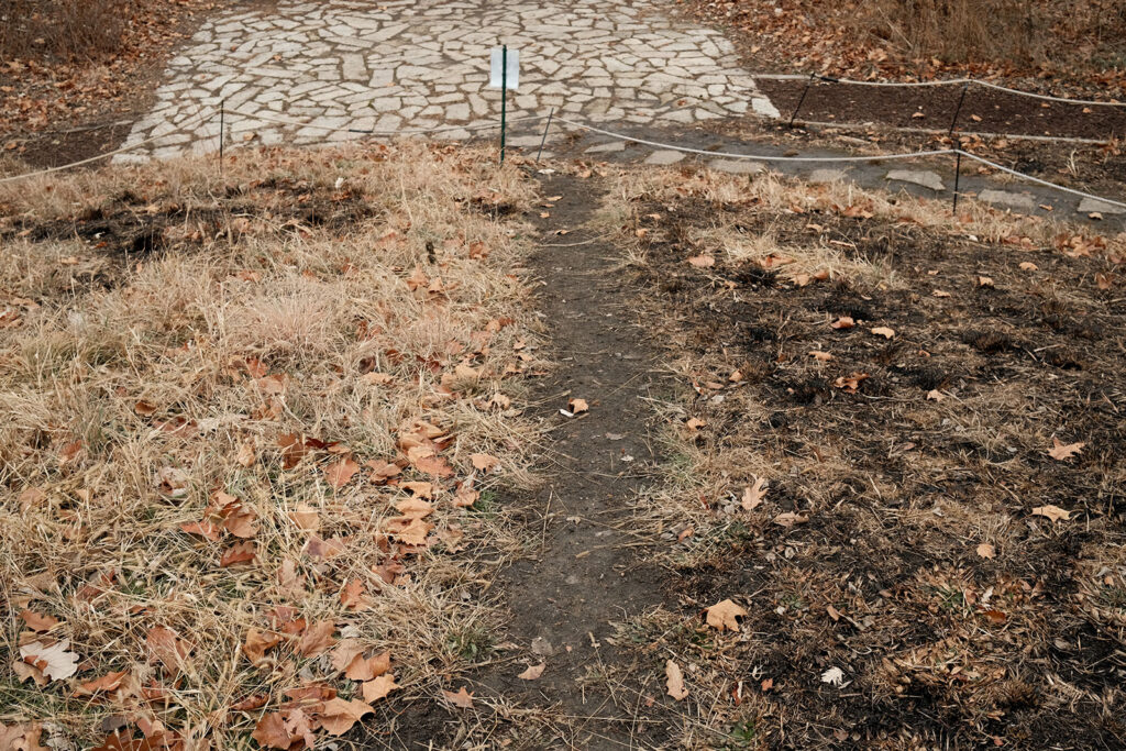 David Bernie Photos Photography Abandoned Coil Serpent Mound Land Art Lawrence Santiago X Chicago Native Art American Indian Center AIC Heather Miller Chicago Public Arts Group CPAG Maryrose Pavkovic Nilay Mistry Horner Park 4000N Northwest Portage Walking Museum Abandoned