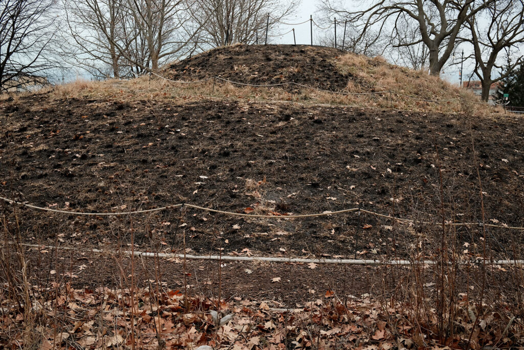 David Bernie Photos Photography Abandoned Coil Serpent Mound Land Art Lawrence Santiago X Chicago Native Art American Indian Center AIC Heather Miller Chicago Public Arts Group CPAG Maryrose Pavkovic Nilay Mistry Horner Park 4000N Northwest Portage Walking Museum Abandoned