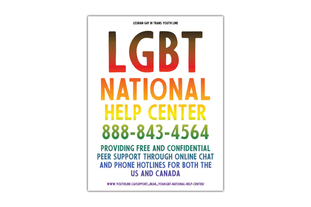 David Bernie Download Poster Print Native American First Nations Indigenous LGTBQIA+ Two Spirit Queer Gay Transgender Nonbinary LGBT National Help Center Canada