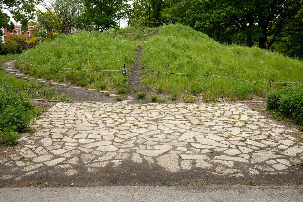 David Bernie Photos Photography Abandoned Coil Serpent Mound Land Art Lawrence Santiago X Chicago Native Art American Indian Center AIC Heather Miller Chicago Public Arts Group CPAG Maryrose Pavkovic Nilay Mistry Horner Park 4000N Northwest Portage Walking Museum Abandoned